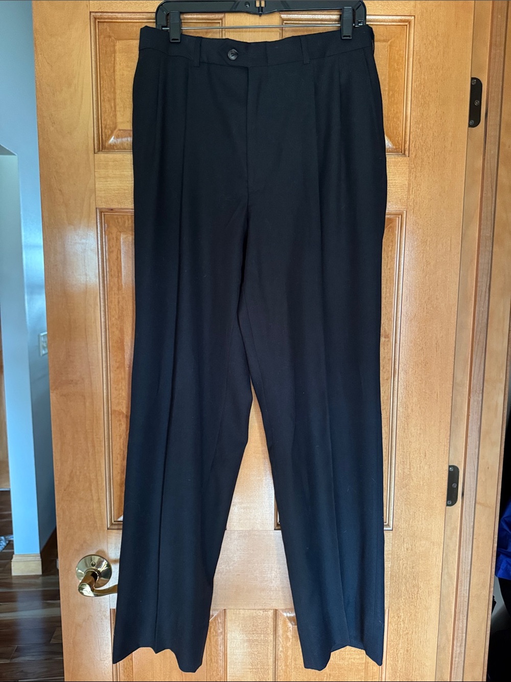 New Men's Classic Black Dress Pants - 37” waist